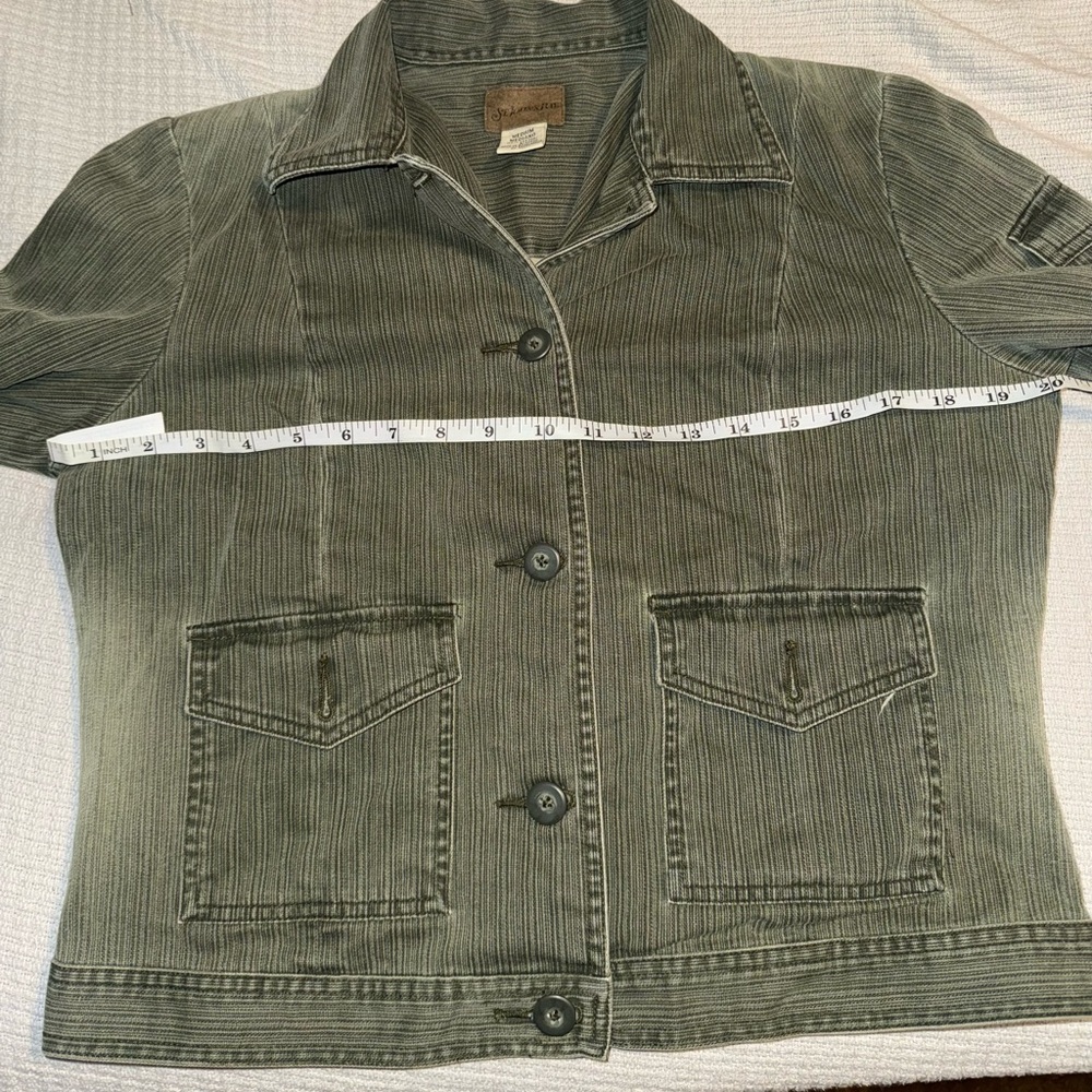 Stylish Olive Green Jacket - Picture 8 of 10